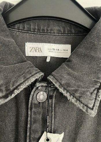 Zara çoçuk denim gömlek - Görsel 3