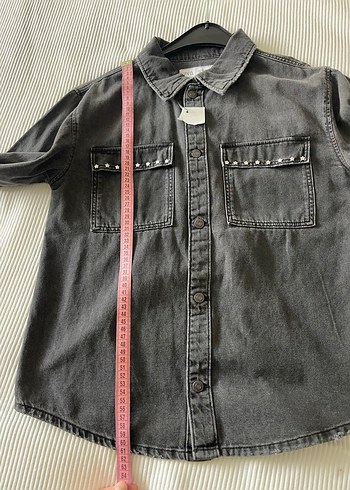 Zara çoçuk denim gömlek - Görsel 5