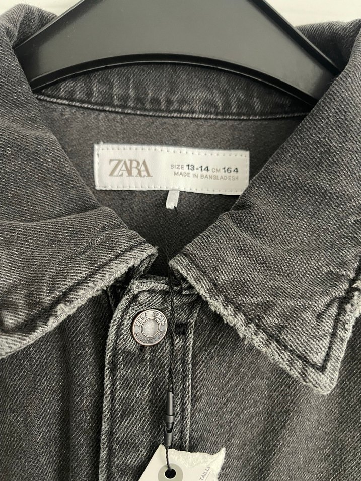 Zara çoçuk denim gömlek - Görsel 3
