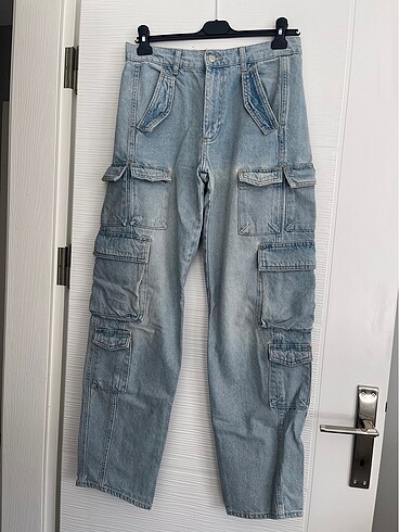 Zara kargo bol cepli jean