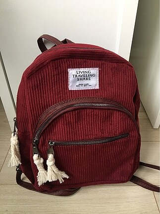 Bordo sırt çantası