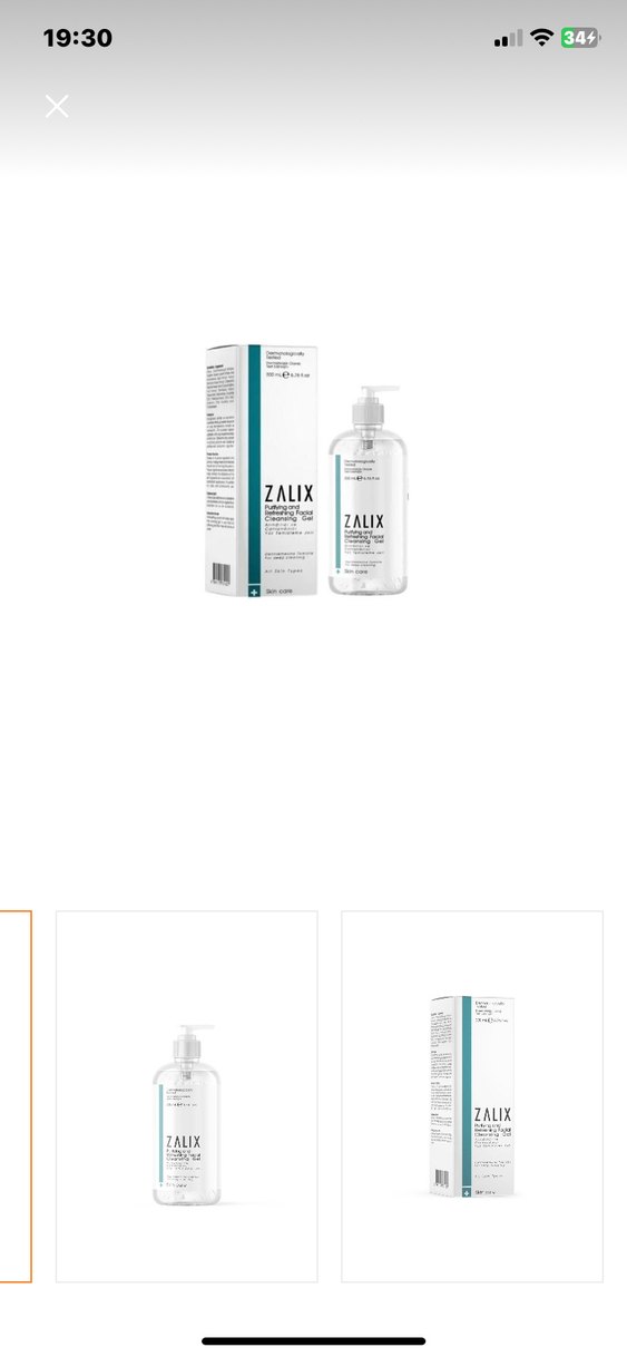 Zalix Canlandırıcı Yüz Temizleme Jeli - Görsel 2