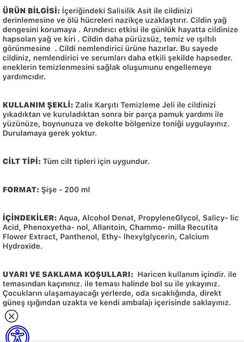 Zalix Akne Karşıtı Tonik - Görsel 2