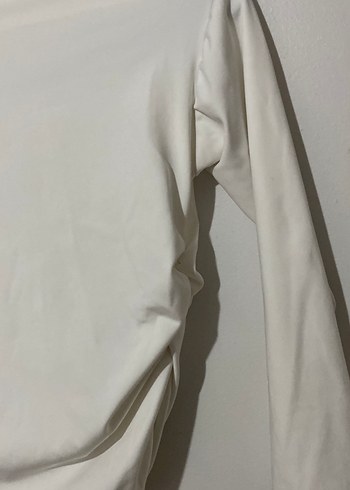 Beyaz Uzun Kollu  Bluz - Görsel 2