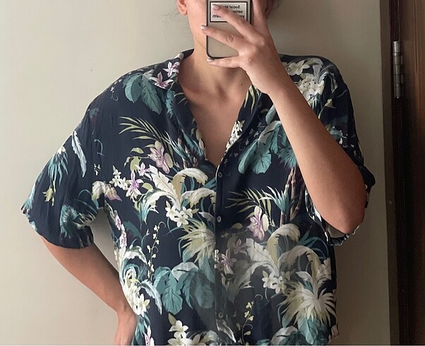 Bershka Desenli Gömlek