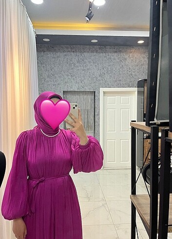 Abiye Pembe Uzun Abiye 