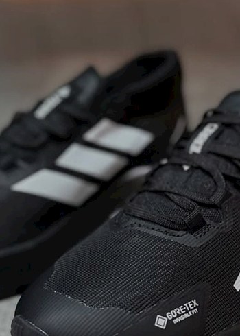 Erkek Siyah Spor Ayakkabı Velcro Detaylı - Görsel 3