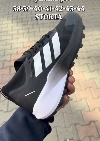 Erkek Siyah Spor Ayakkabı Velcro Bağcıklı - Görsel 10