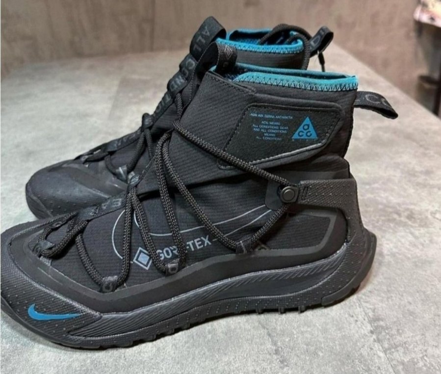 Erkek Siyah Street Wear Outdoor Botları Velcro - Görsel 5