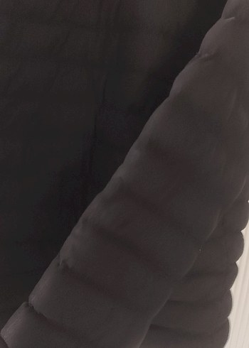 Erkek Siyah  Fermuarlı Kısa Mont - Görsel 2