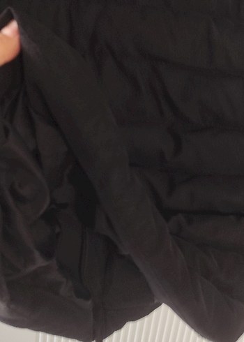 Erkek Siyah  Fermuarlı Kısa Mont - Görsel 4