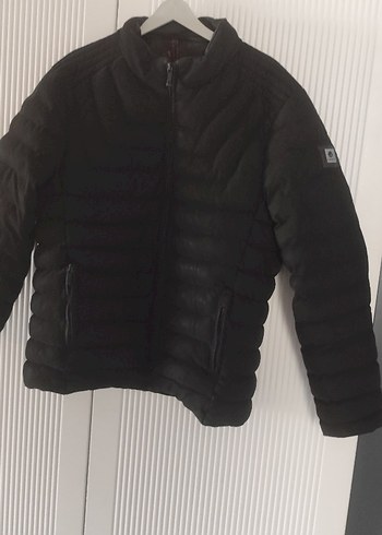 Erkek Siyah  Fermuarlı Kısa Mont - Görsel 10