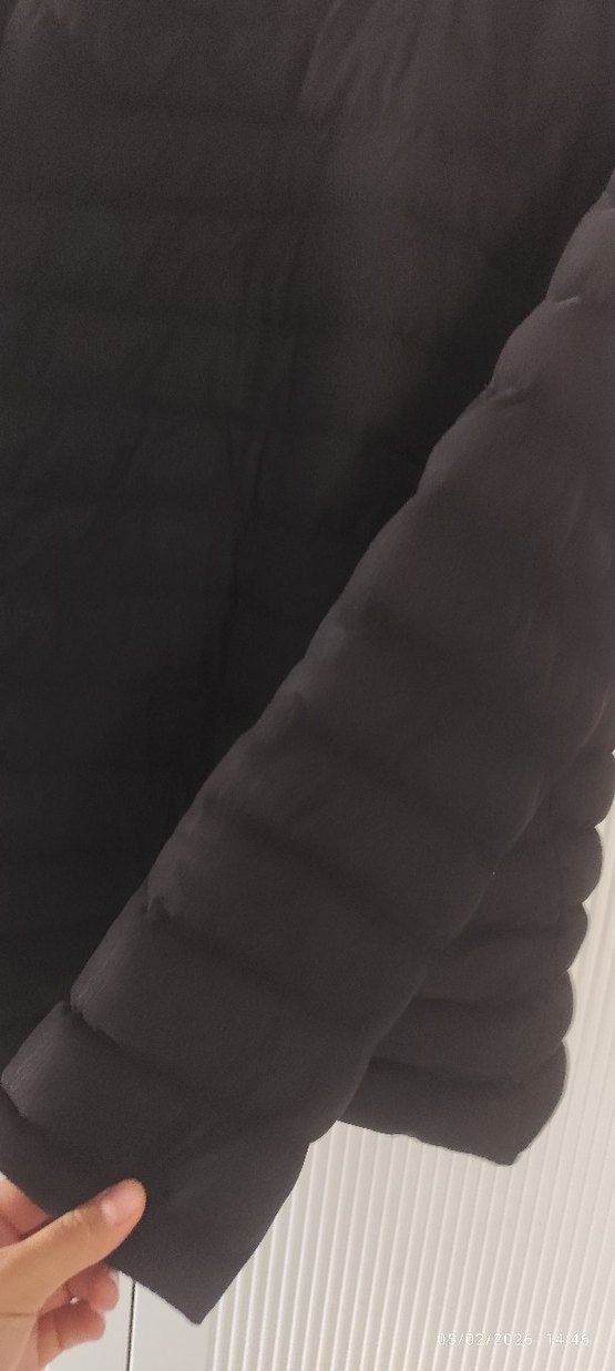 Erkek Siyah  Fermuarlı Kısa Mont - Görsel 2