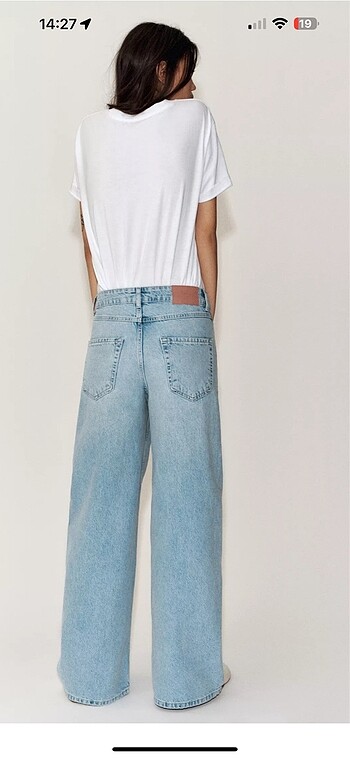 l Beden zara etiketli jean