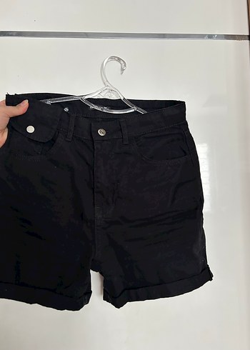 29 Beden Siyah Denim Mini Şort