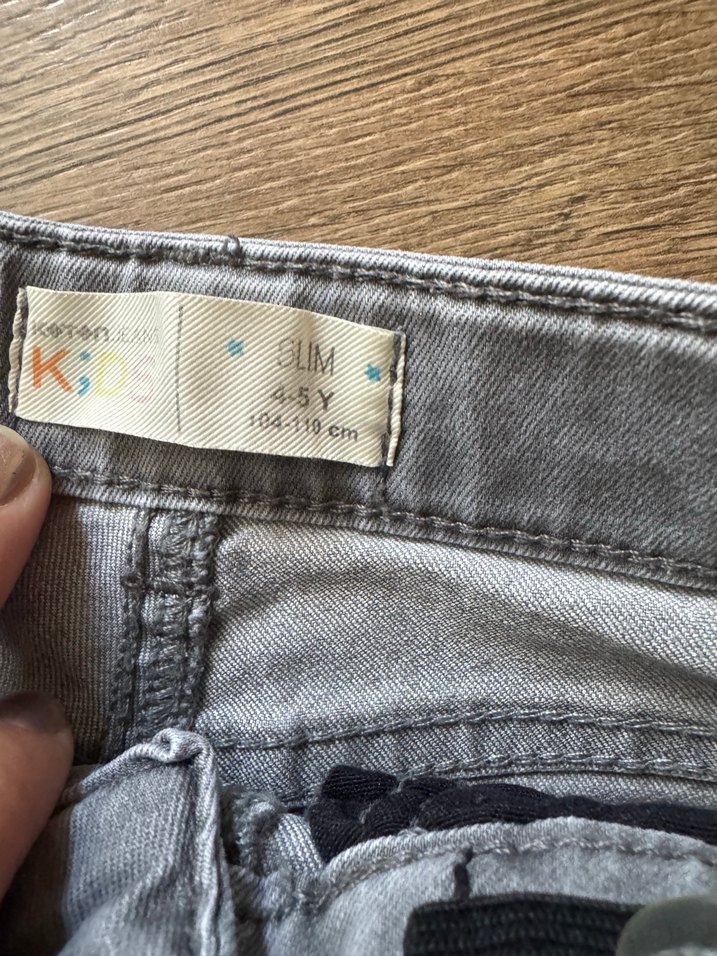 Gri Erkek Çocuk Denim Pantolon - Görsel 3