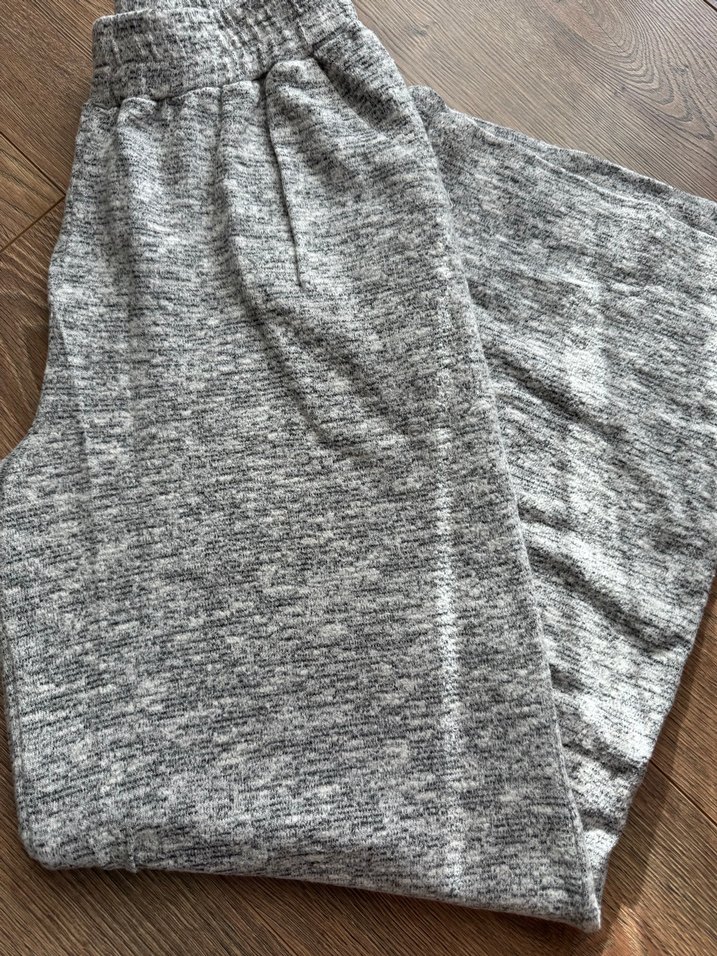 Gri Rahat Kesim Kadın  Pantolon - Görsel 4