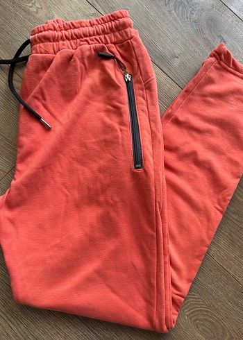 Somon Fermuarlı Kadın Sweatpant - Görsel 2