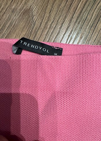 Pembe Midi Kadın Triko Elbise - Görsel 3