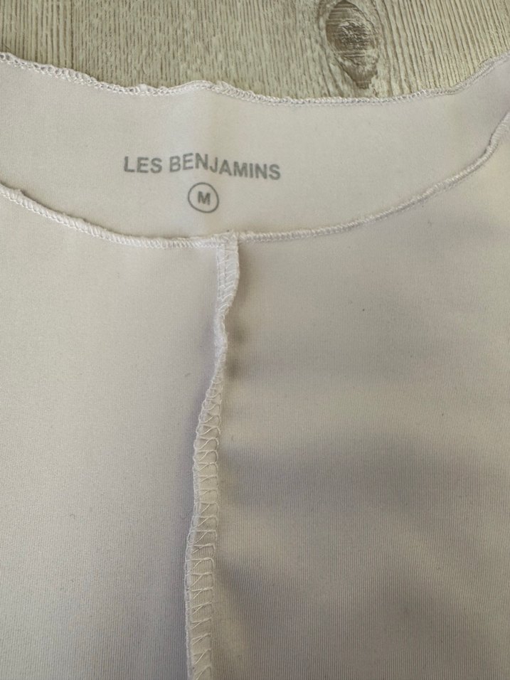 Beyaz Uzun Kollu crop - Görsel 4