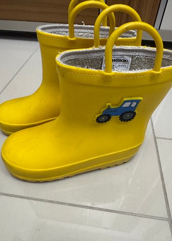 Sarı Erkek Çocuk Kauçuk Botlar - Görsel 2