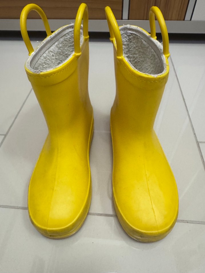 Sarı Erkek Çocuk Kauçuk Botlar - Görsel 3