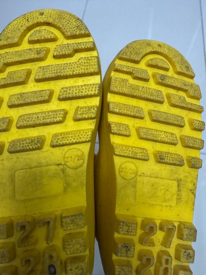 Sarı Erkek Çocuk Kauçuk Botlar - Görsel 4