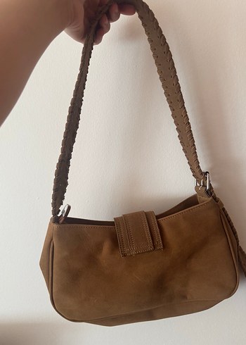 Kadın Süet Kemerli Bohem Çanta - Görsel 3