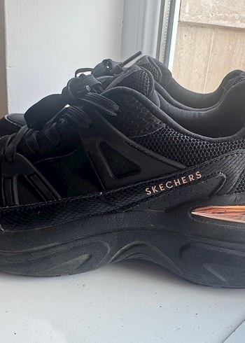 Skechers Siyah Platform Spor Ayakkabı