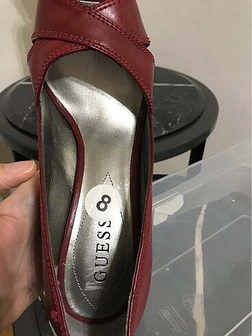 39 Beden bordo Renk Guess platform ayakkabı