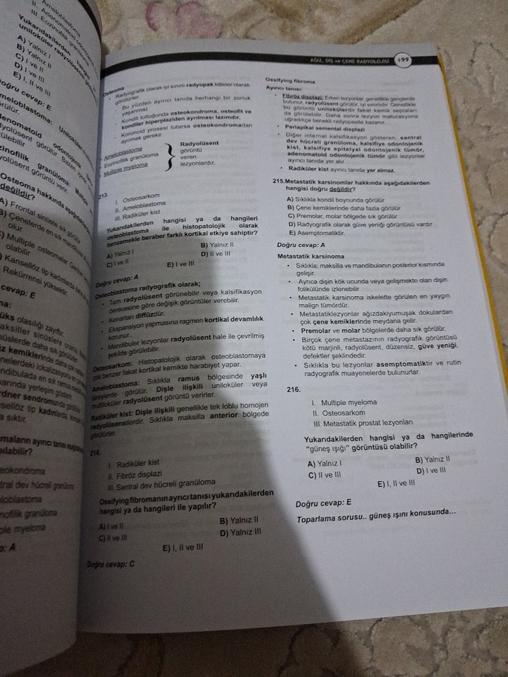 DUS Akademi Ağız Diş Çene Radyolojisi Soruları 3. Baskı - Görsel 4