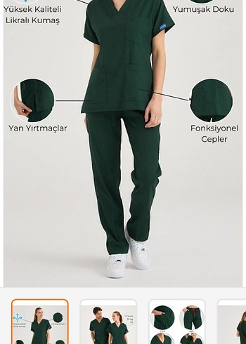 doktor diş hekimi hemşire üniforması - Görsel 2