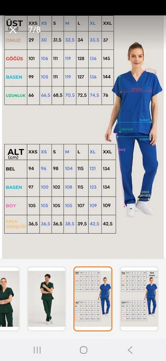 doktor diş hekimi hemşire üniforması - Görsel 4