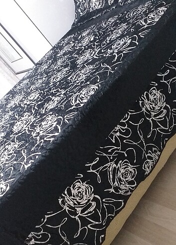  Beden siyah Renk Yatak örtüsü