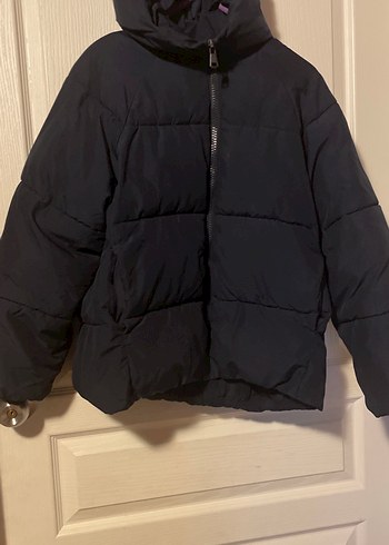 Koyu Lacivert Fermuarlı Mont - Görsel 2