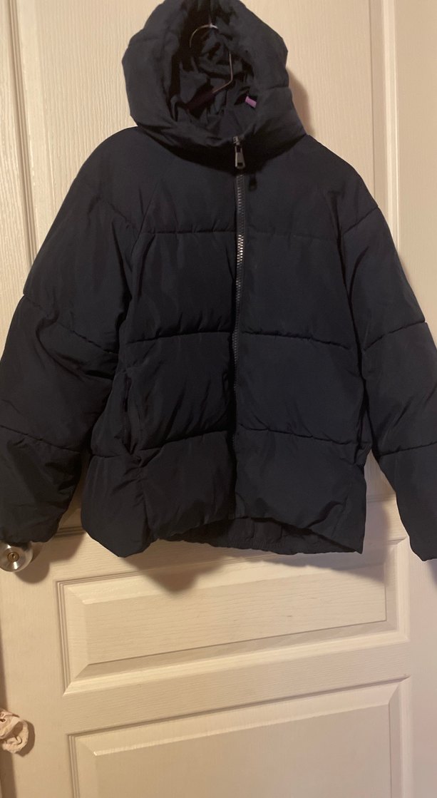 Koyu Lacivert Fermuarlı Mont - Görsel 2