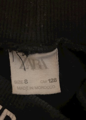 Baskılı Siyah çocuk  Tayt - Görsel 4