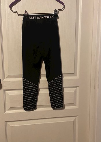 Baskılı Siyah çocuk  Tayt - Görsel 2