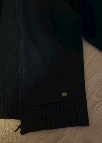 Siyah Triko Hırka - Görsel 2