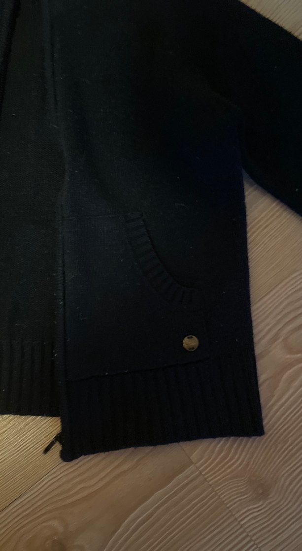 Siyah Triko Hırka - Görsel 2