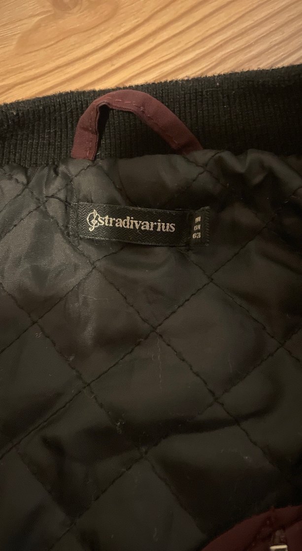 Bordo Fermuarlı Kadın Ceket - Görsel 3