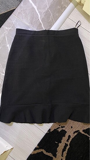 Kaşe etek / fırfırlı mini etek