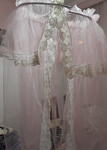 Pembe Bohem  gupürlü cibinlik - Görsel 4