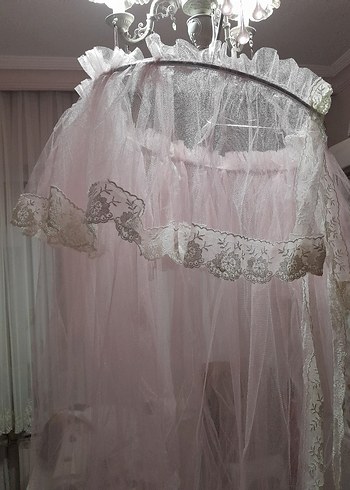 Pembe Bohem  gupürlü cibinlik - Görsel 2