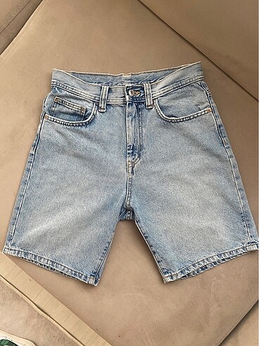 Zara Kot Bermuda Şort