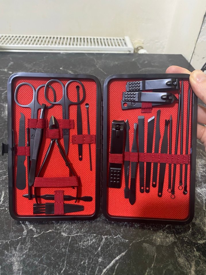 Manikür ve pedikür seti 
23 parça - Görsel 2