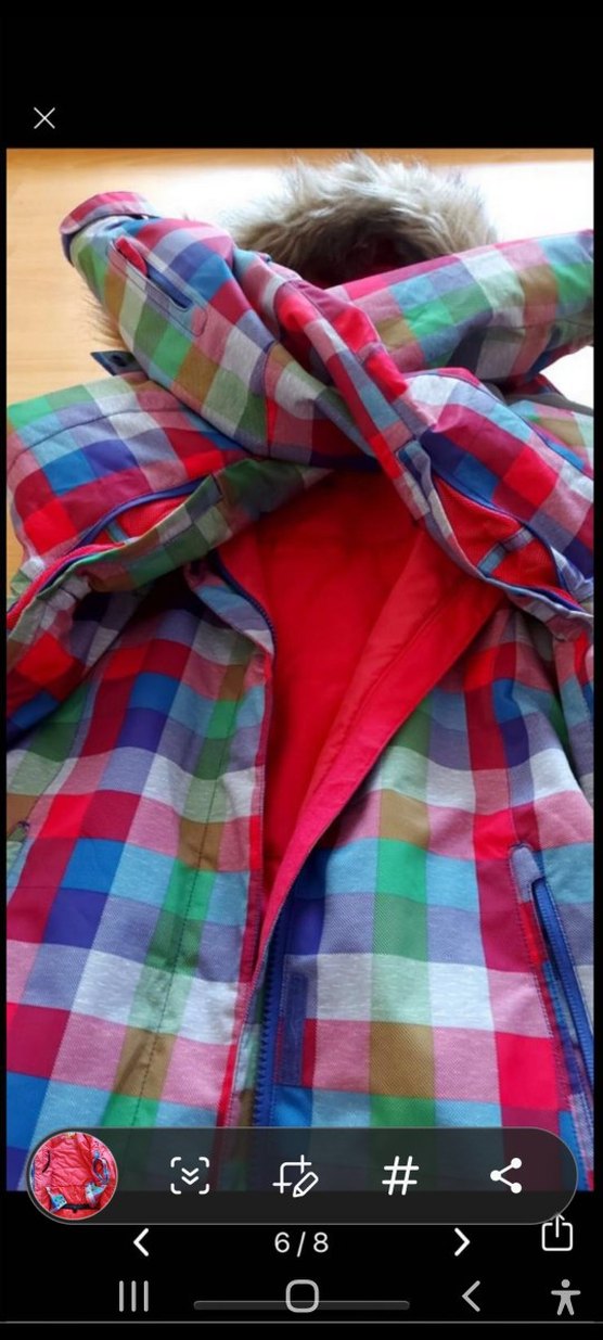 bere hediyeli roxy kapüşonlu kar Montu - Görsel 2