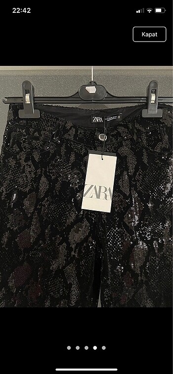 36 Beden siyah Renk Zara pantolon