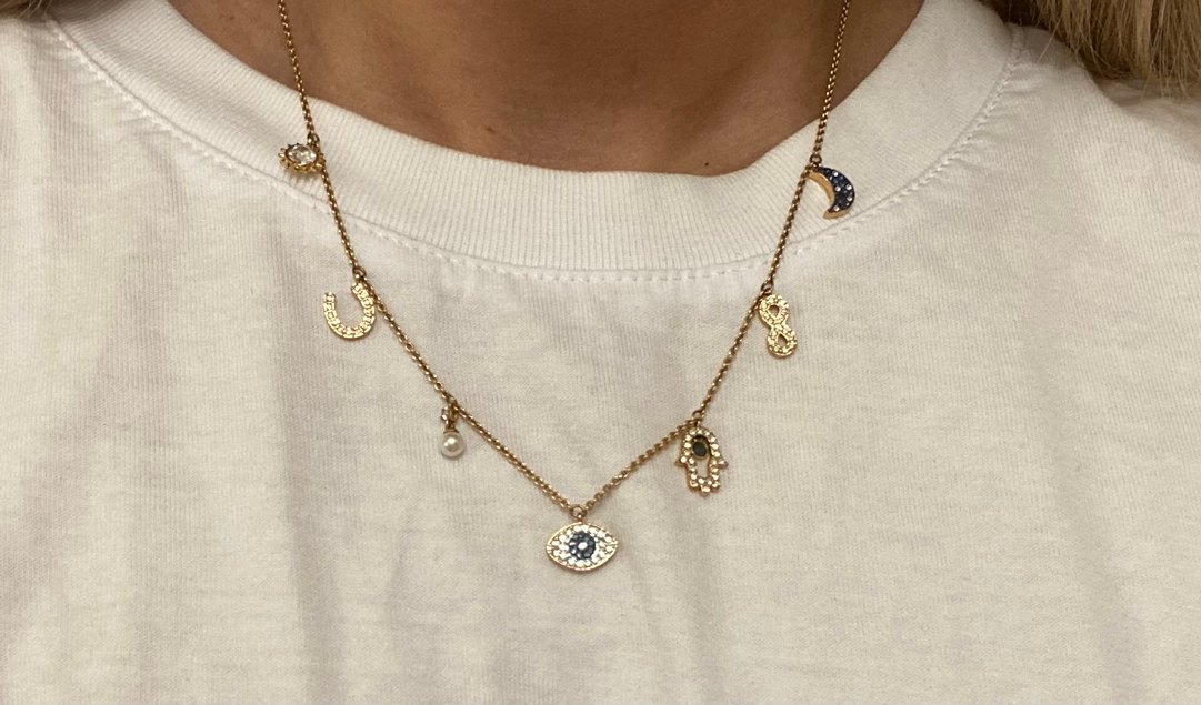 Swarovski symbolic kolye - Görsel 2