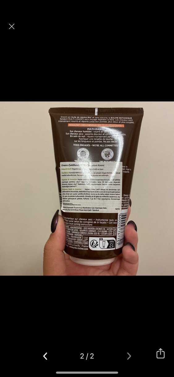 Yves rocher Jojoba Bakım Kremi - Görsel 2